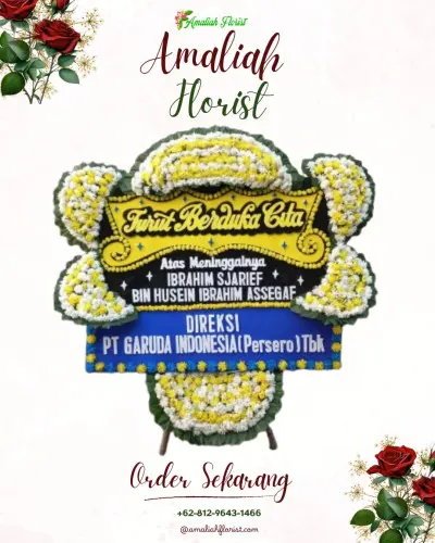 Papan Bunga Duka di Sarwodadi