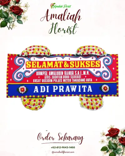 Karangan Bunga Ucapan Selamat di Sarwodadi